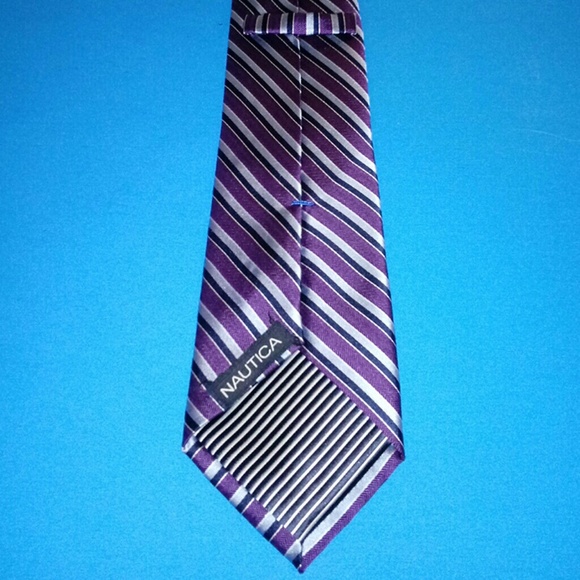 📮SALE Mens Nautica 100%- Silk Mult-Color Necktie - Picture 3 of 4
